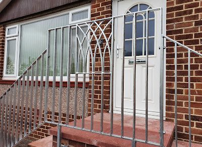 Galvanised steel railings in Penrith